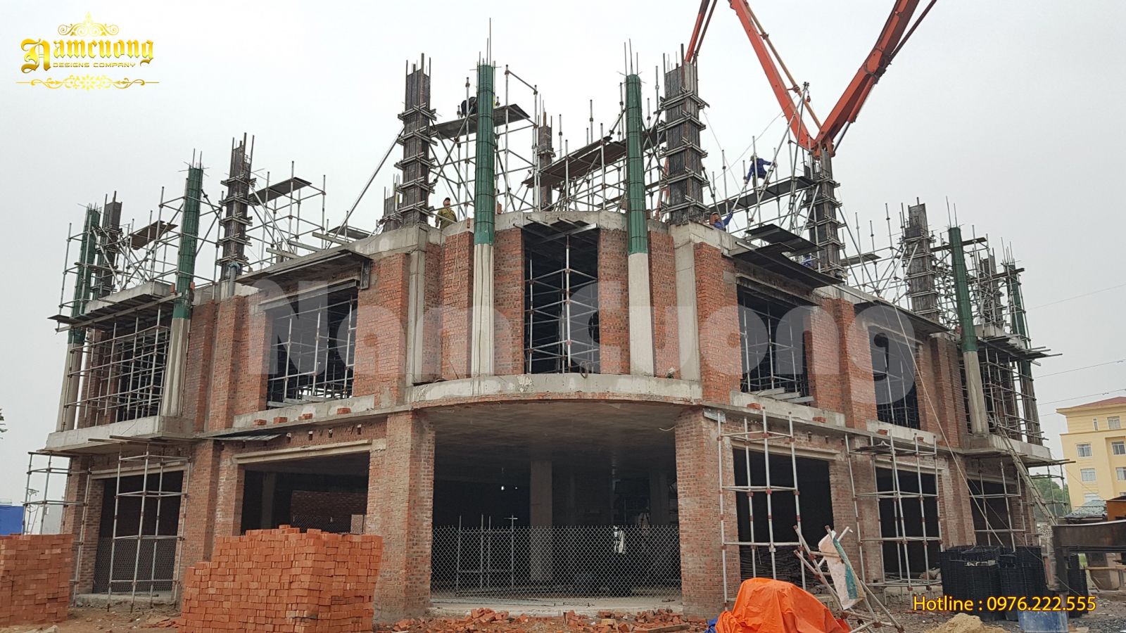 Thi công nhà đẹp- Thi công biệt thự 3 tầng tại Nghệ An