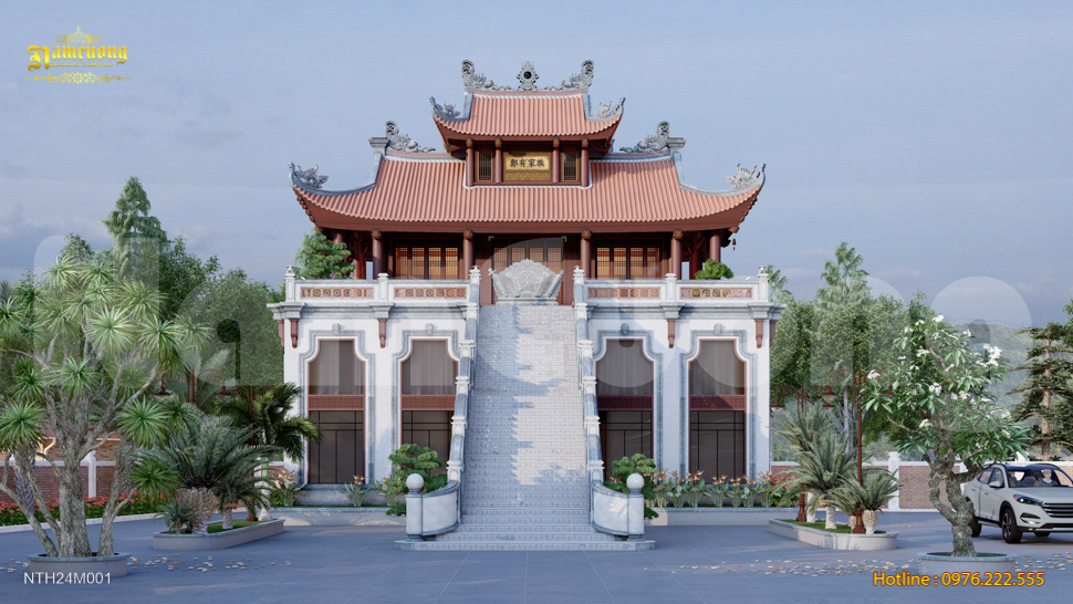 Choáng ngợp với mẫu thiết kế nhà thờ họ tại Bắc Giang