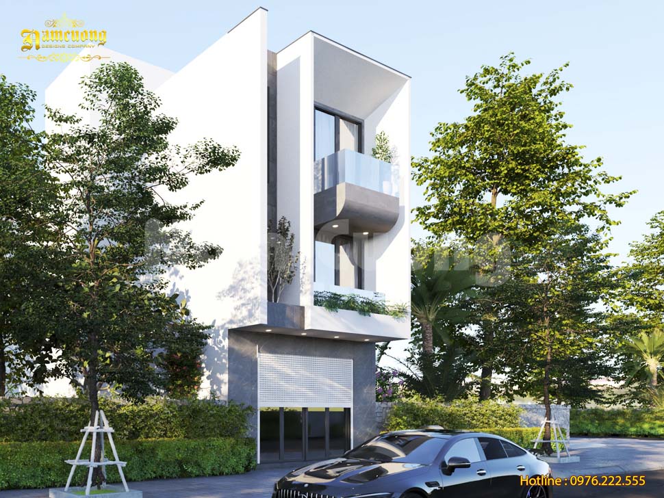 Thiết kế nhà phố 3 tầng 5x20m-NP4003