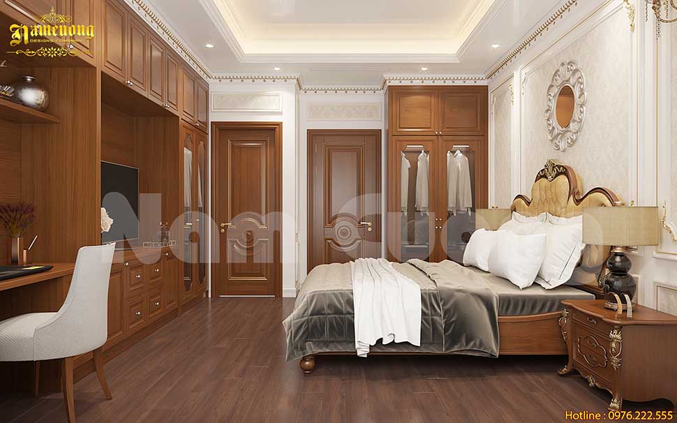 phòng ngủ nhà ống kết hợp kinh doanh spa