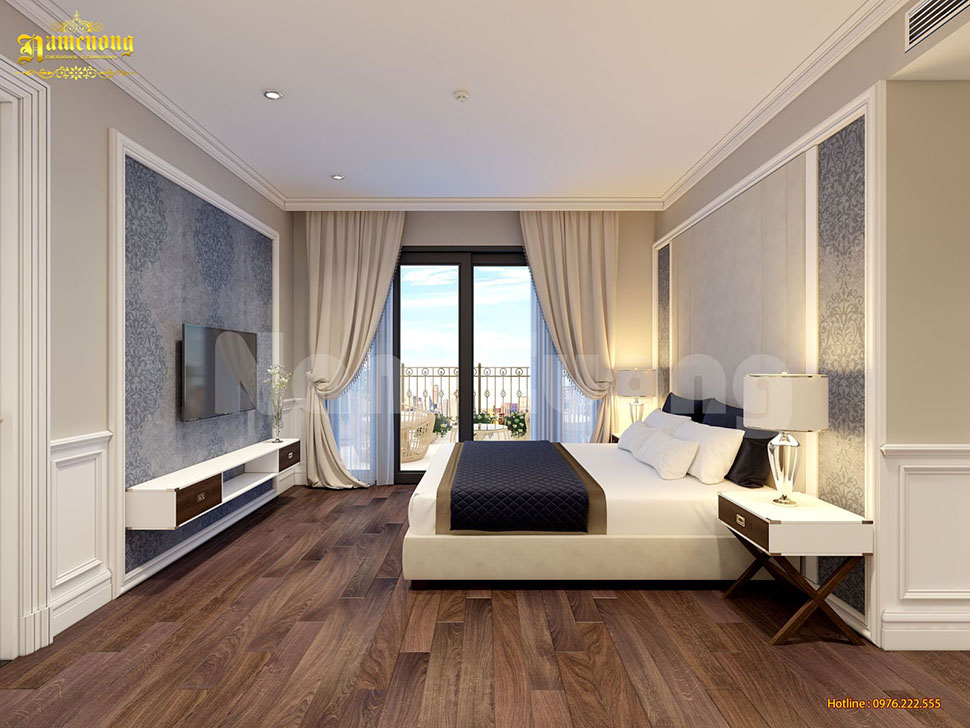 thiết kế phòng ngủ đơn khách sạn 