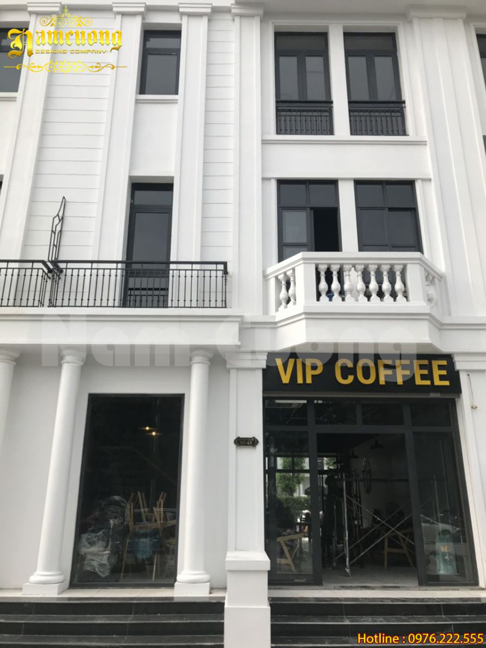 Thi công quán café VIP ấn tượng tại Hải Phòng