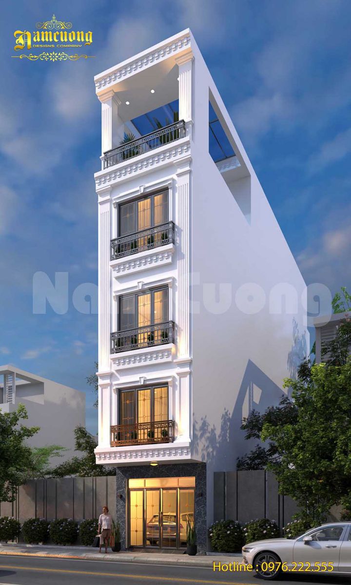 Thiết kế nhà phố 5 tầng 4x20m tại Hải Phòng - CĐT anh Khoa