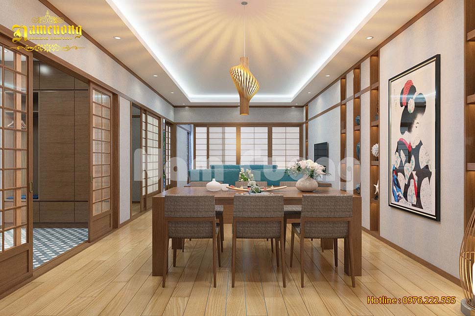 Thiết kế nội thất hiện đại phong cách Nhật Bản đang là xu hướng hot nhất hiện nay. Với sự kết hợp tinh tế giữa chất liệu gỗ tự nhiên với các vật dụng tiện ích hiện đại, tạo ra không gian sống vừa độc đáo, vừa đẹp mắt, đảm bảo đáp ứng được mọi nhu cầu của khách hàng.