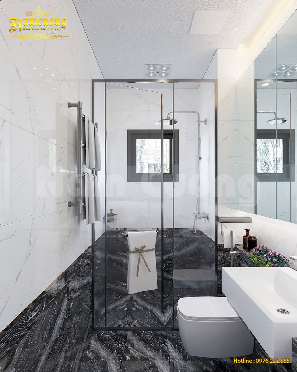 nội thất WC trong spa 