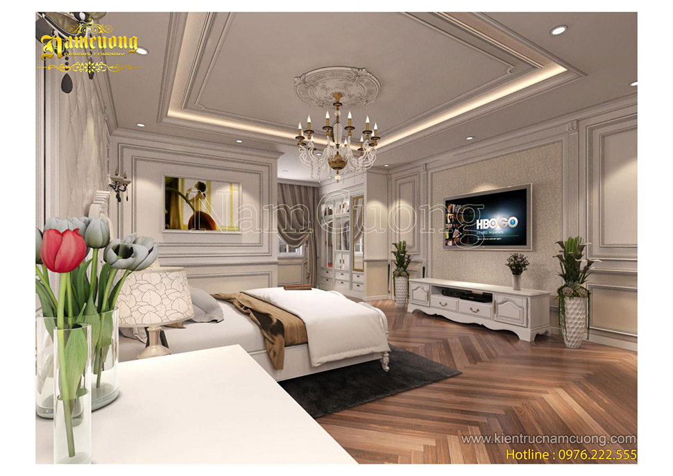  thiết kế phòng ngủ màu trắng 