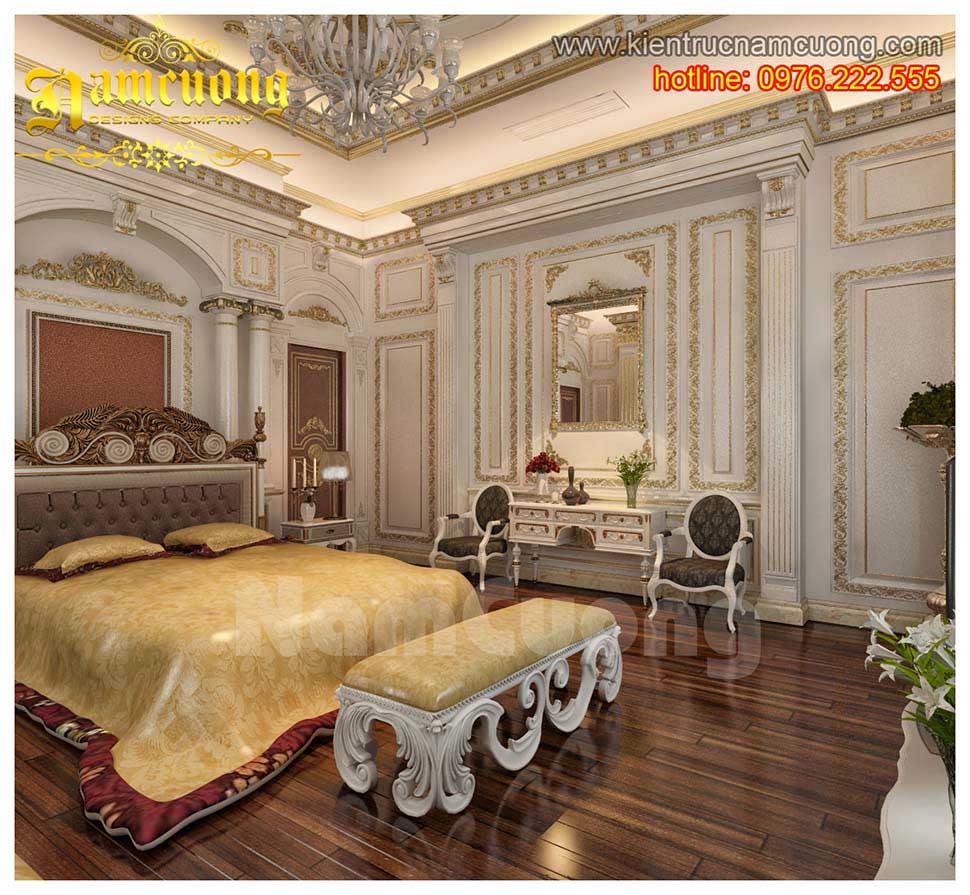 Top 5 mẫu phòng ngủ tân cổ điển tại Hải Phòng đẹp ấn tượng