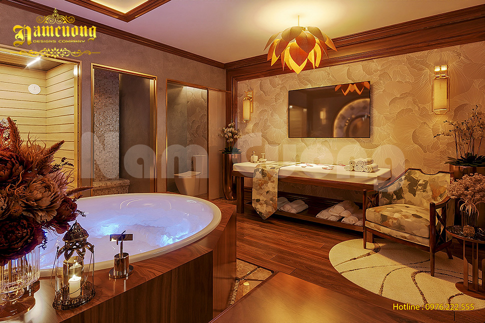 Thiết kế spa massage đẹp và hút khách tại Sài Gòn - CĐT anh An