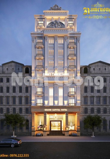 Đẳng cấp 4 sao trong mẫu thiết kế khách sạn cổ điển 11 tầng tại Đà Nẵng