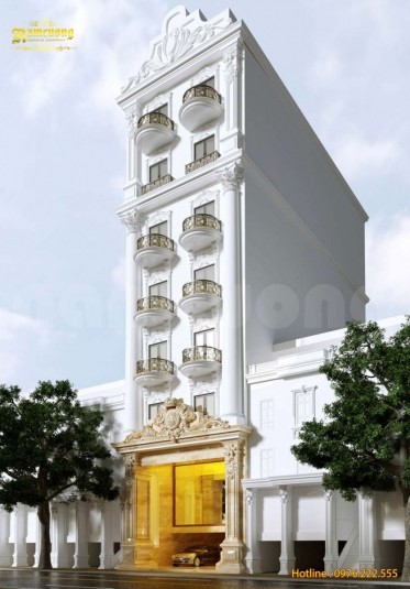 Đã mắt ngắm mẫu thiết kế khách sạn mini 7 tầng tại Quảng Bình