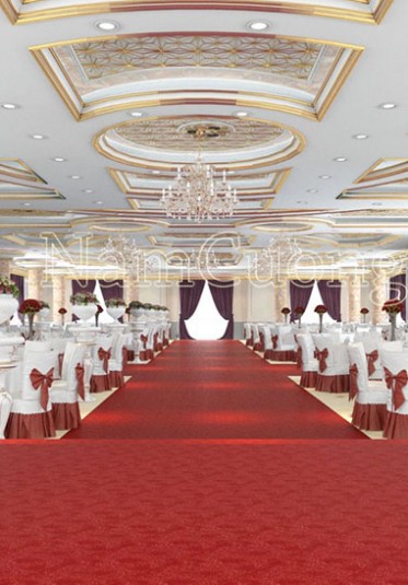 Thiết kế nhà hàng tiệc cưới khách sạn cổ điển sang trọng tại Hà Nội - NTKSCD 007