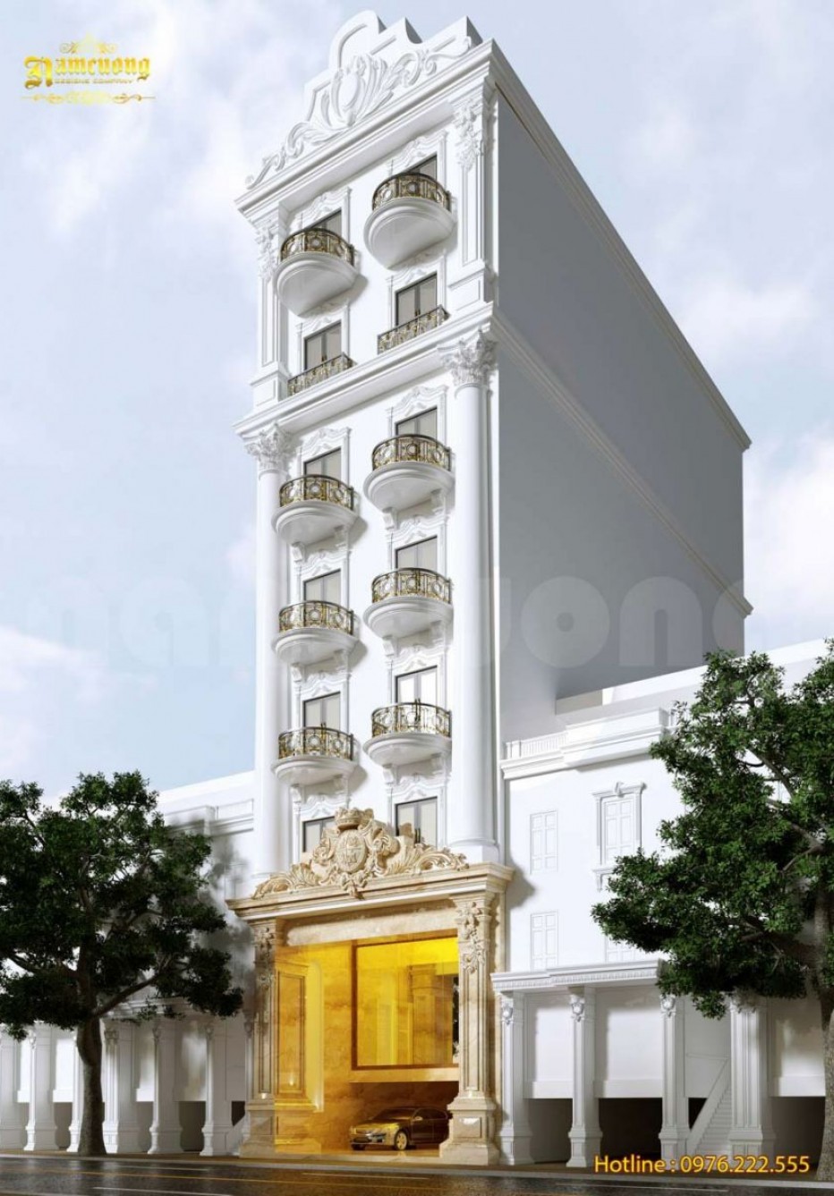 Đã mắt ngắm mẫu thiết kế khách sạn mini 7 tầng tại Quảng Bình