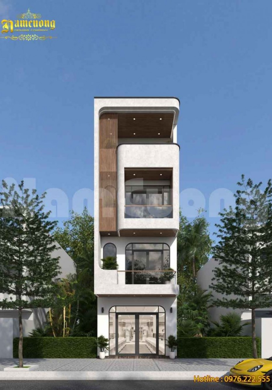 Ngắm nhìn mẫu thiết kế nhà phố 4 tầng đẹp tại Nam Định - NP2304
